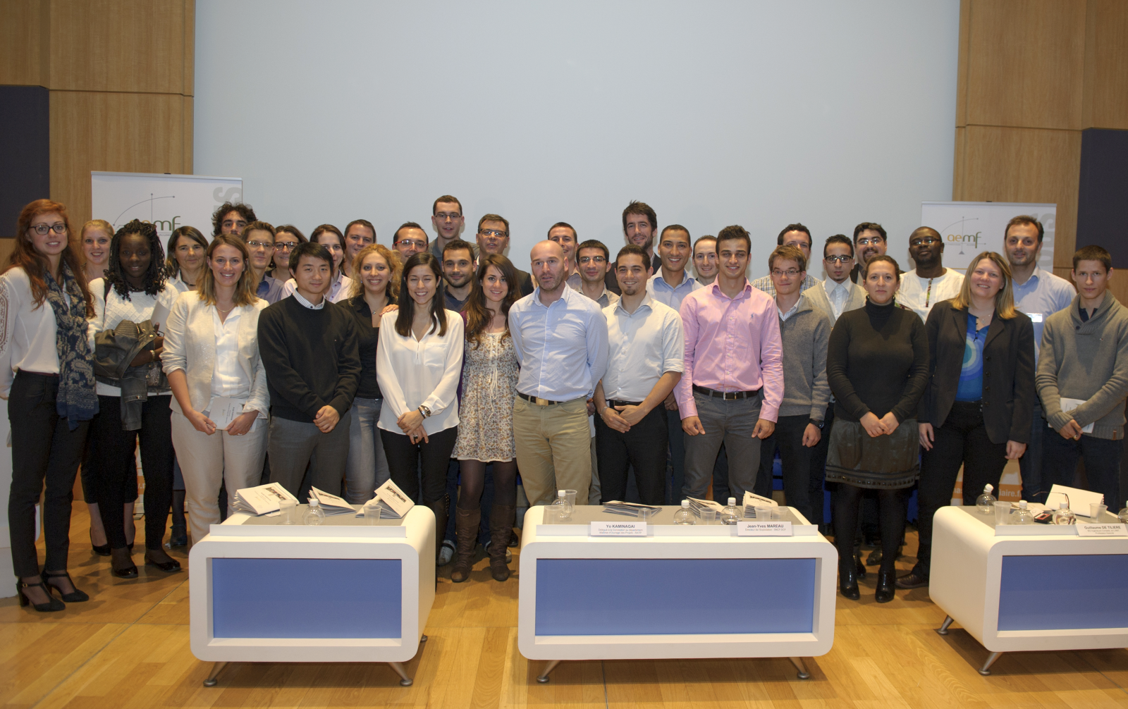 Association des Anciens Elèves du MS Ferroviaire - Photo de groupe pendant les Rendez-vous de l'AEMF